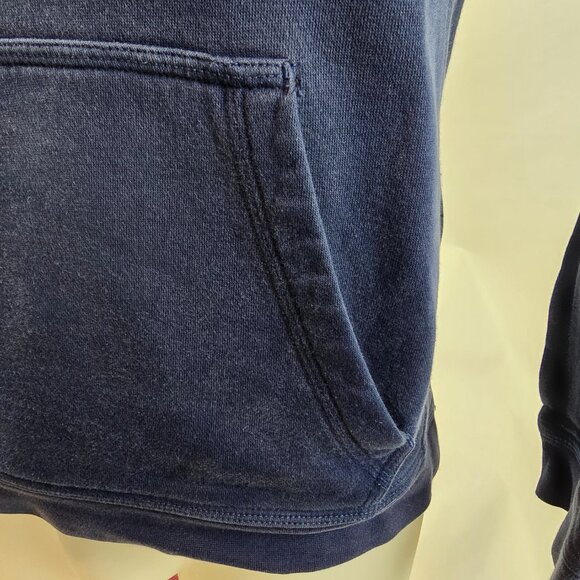 Nike Boys Hoodie XL Navy Blue Pullover Sweatshirt Youth Sportswear Club Fleece - Picture 4 of 9